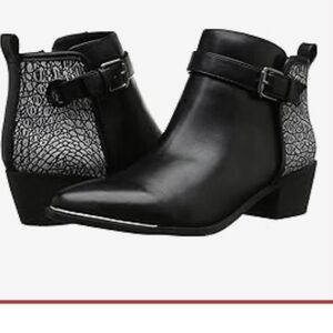 Circus by Sam Edelman Black Leather Booties, size 8.5